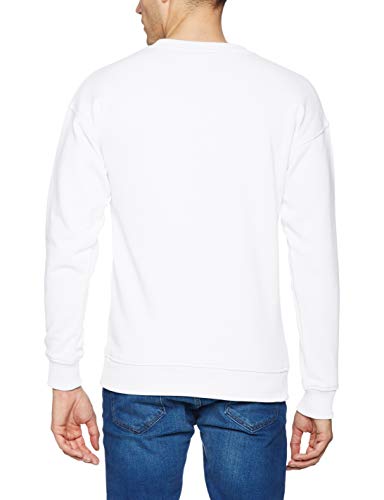 Urban Classics Sweat Crewneck Jersey, blanco, S para Hombre