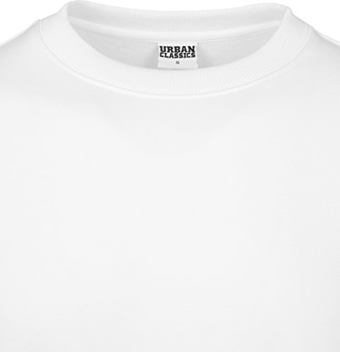 Urban Classics Sweat Crewneck Jersey, blanco, S para Hombre
