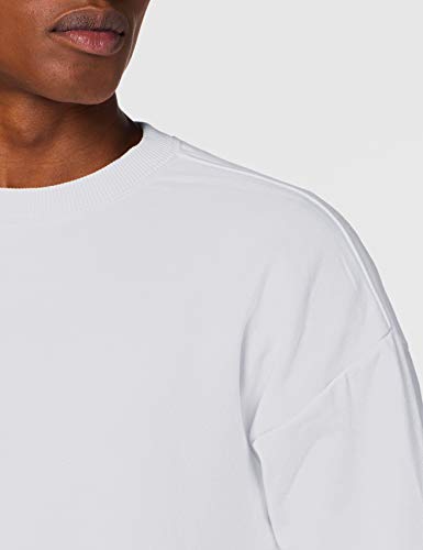 Urban Classics Sweat Crewneck Jersey, blanco, S para Hombre