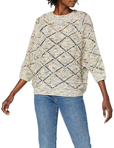 Urban Classics Sweatshirt Ladies Summer Sweater Pullover suéter, Negro, XXL para Mujer
