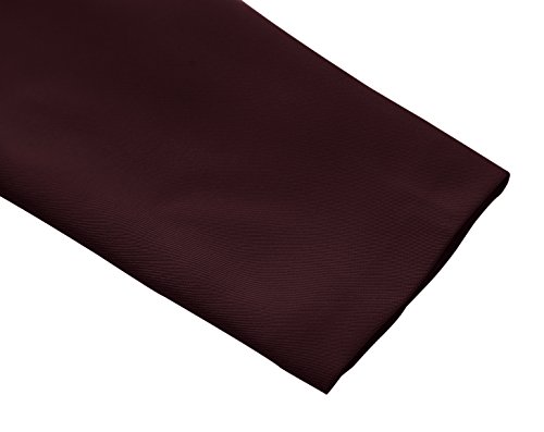 Urban GoCo Mujeres Blazers Chaqueta de Traje Slim Fit Elegante Oficina Negocios Outwear (Medium, Vino Rojo)