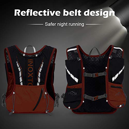 UTOBEST Mochila Running Hidratacion 5L Chaleco Hidratacion Trail Running Hombre Mujer para Correr Bicicleta Ciclismo MaratÓn Senderismo