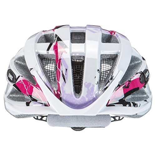 Uvex Fahrradhelm Air Wing Casco de Bicicleta, Mujer, White-Pink, 52-57 cm