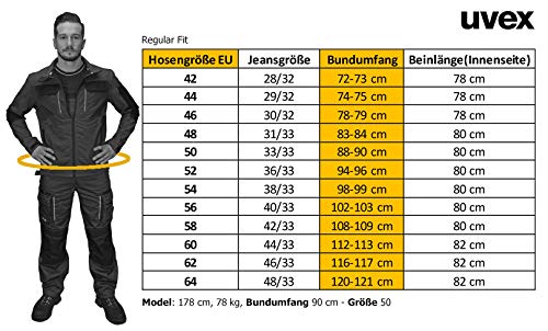 Uvex Tune-Up 8909 Pantalones Cargo Hombre Largos