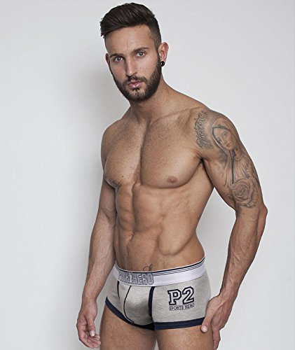 V-SOL Men Underwear Calzoncillos Slips Bóxer Briefs Para Hombre Algodón Forma U 4PCS (XL)