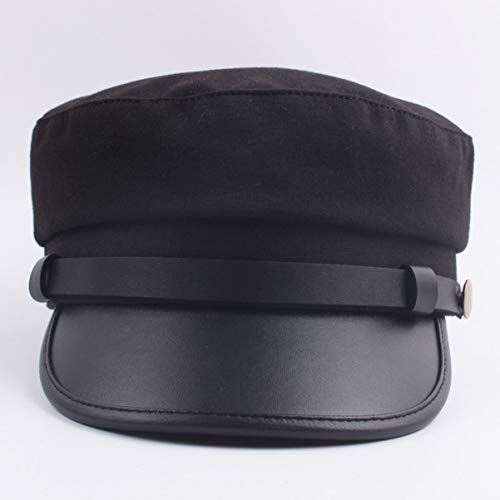 VALICLUD Unisex Yate Capitán Sombrero de Marinero Vendedor de Periódicos Boina de Taxista Niño Panadero Gorra de Pico Estilo Marinero Pescadores Marinero Sombrero de Violinista