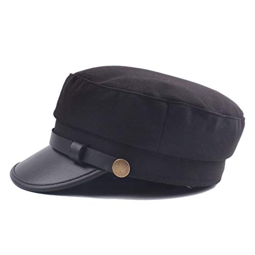 VALICLUD Unisex Yate Capitán Sombrero de Marinero Vendedor de Periódicos Boina de Taxista Niño Panadero Gorra de Pico Estilo Marinero Pescadores Marinero Sombrero de Violinista