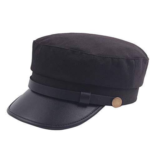 VALICLUD Unisex Yate Capitán Sombrero de Marinero Vendedor de Periódicos Boina de Taxista Niño Panadero Gorra de Pico Estilo Marinero Pescadores Marinero Sombrero de Violinista