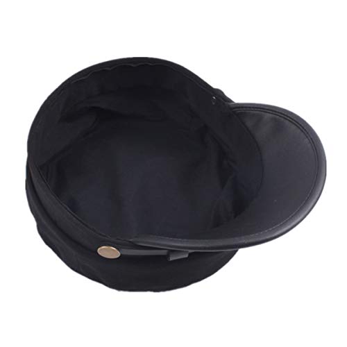 VALICLUD Unisex Yate Capitán Sombrero de Marinero Vendedor de Periódicos Boina de Taxista Niño Panadero Gorra de Pico Estilo Marinero Pescadores Marinero Sombrero de Violinista