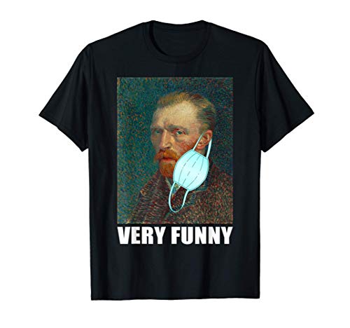 Van Gogh Mascarilla muy divertido de Internet Meme del oído Camiseta