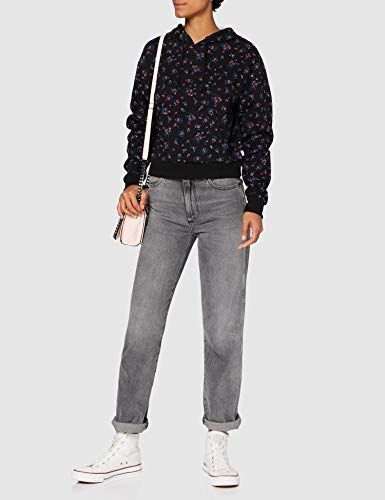 Vans BEAUTY FLORAL HOODIE Sudadera con capucha, Negro (, XS para Mujer