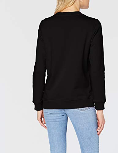Vans CLASSIC V CREW Suéter pulóver, Negro (, XS para Mujer