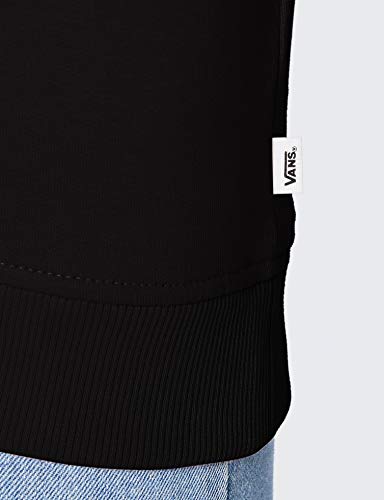 Vans CLASSIC V CREW Suéter pulóver, Negro (, XS para Mujer