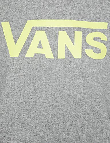 Vans Classic V Ft Hoodie Capucha, Gris (Grey Heather Grh), 36 (Talla del Fabricante: Small) para Mujer