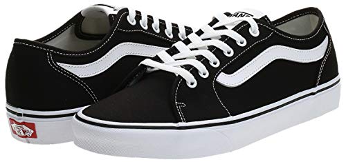 VANS Filmore Decon, Zapatillas Hombre, Negro Canvas Black/White 187, 42 EU