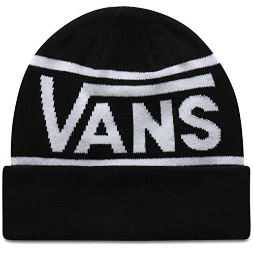 Vans Gorro (Beanie) Drop V Stripe Cuff Negro OSFA (Talla única para Todos sexos)