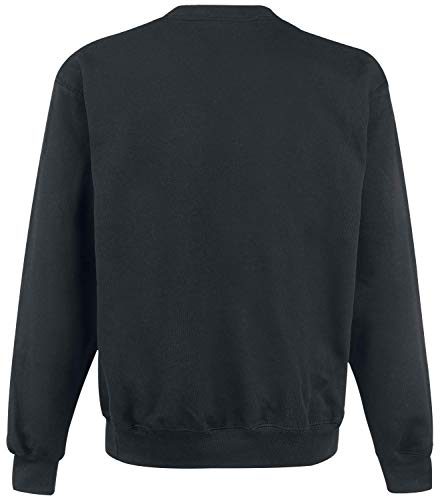 Vans Herren Classic Crew Sweatshirt, Schwarz (Black/white), X-Large