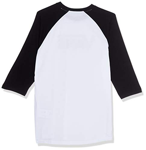 Vans Herren Classic Raglan T-Shirt, Mehrfarbig (WHITE-BLACK YB2), X-Large