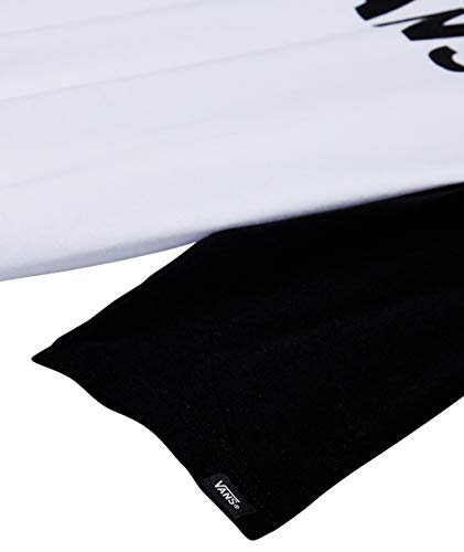 Vans Herren Classic Raglan T-Shirt, Mehrfarbig (WHITE-BLACK YB2), X-Large