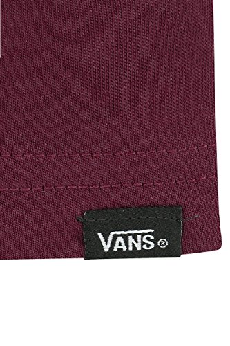 Vans Herren Classic T - Shirt, Rot (Burgundy/white), Medium