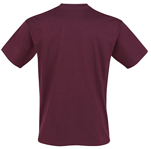 Vans Herren Classic T - Shirt, Rot (Burgundy/white), Medium