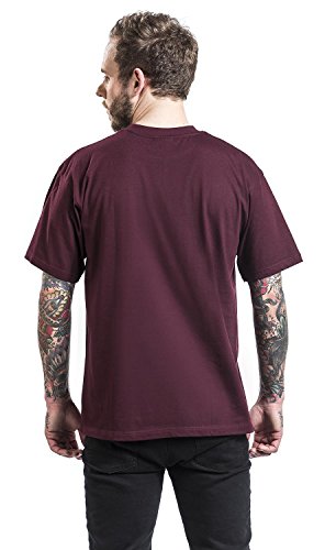 Vans Herren Classic T - Shirt, Rot (Burgundy/white), Medium
