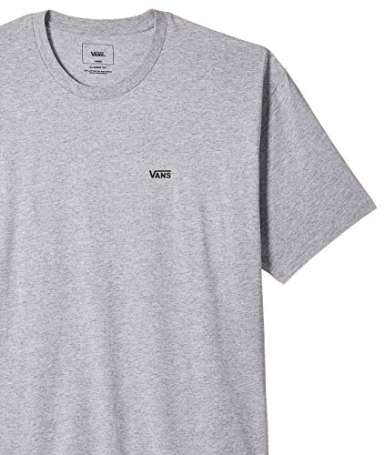 Vans Herren Left Chest Logo Tee T - Shirt, Grau (Athletic Heather), Small (83 - 92 cm)
