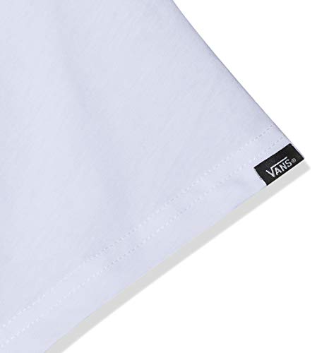 Vans Herren Left Chest Logo Tee T-Shirt, Weiß (White Black Yb), Medium