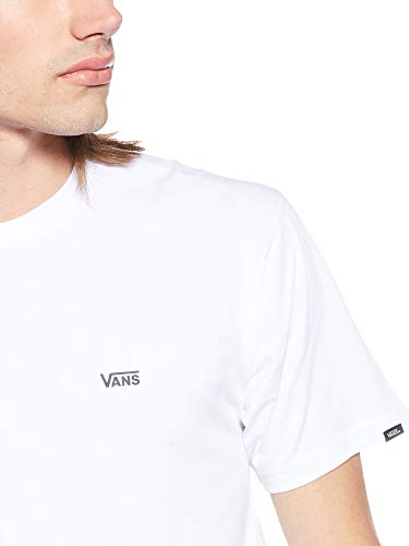 Vans Herren Left Chest Logo Tee T-Shirt, Weiß (White Black Yb), Small
