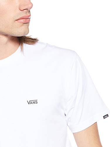 Vans Herren Left Chest Logo Tee T-Shirt, Weiß (White Black Yb), X-Large