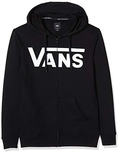 Vans MN Classic Zip Hoodie II Sudadera con Capucha, Negro (Black-White Y28), S para Hombre