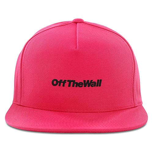 Vans Off The Wall Distorted Snapback Gorra Sombrero Rosa