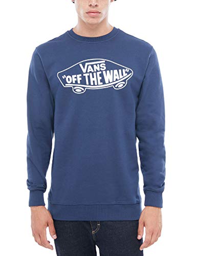 Vans Otw Crew Sudadera, Azul (Dress Blues/White), Medium para Hombre