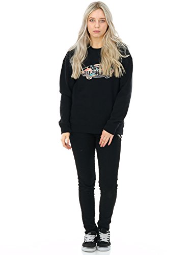 Vans Tropic Otw Crew Sudadera, Negro (Black Blk), X-Large para Mujer