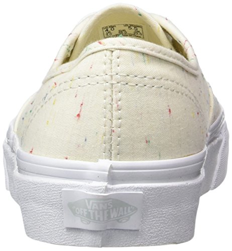 Vans UA Authentic, Zapatillas Mujer, Hueso (Speckle Jersey Cream/True White), 36 EU