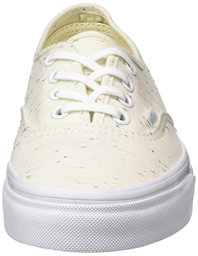 Vans UA Authentic, Zapatillas Mujer, Hueso (Speckle Jersey Cream/True White), 36 EU
