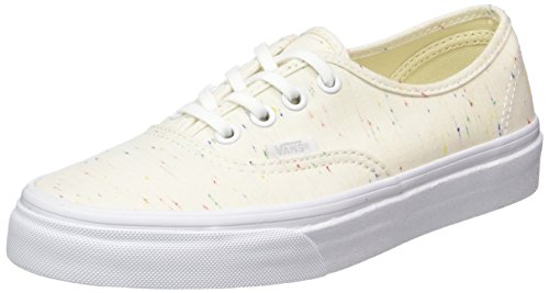 Vans UA Authentic, Zapatillas Mujer, Hueso (Speckle Jersey Cream/True White), 36 EU