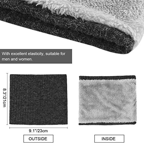 VBIGER Bufanda de punto Invierno Bufanda Caliente de Cuello para Mujer y Hombre