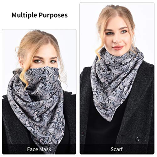 VBIGER Bufanda Triangular Mujer Otoño e Invierno Chal Abrigado Cálida Hombres y Mujeres Unisex