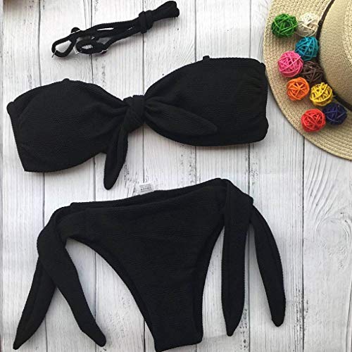 Vectry Bikinis Victoria Secret Tankini Niña Bañador Natacion Mujer Bañadores De Mujer Dos Piezas Top Y Pantalon Traje De Baño Mujer Tallas Grandes Traje De Baño Negro