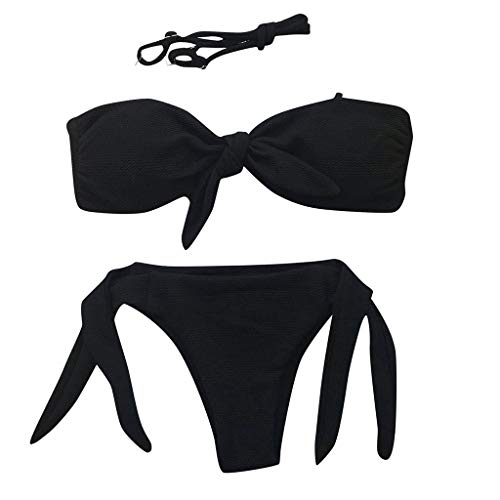 Vectry Bikinis Victoria Secret Tankini Niña Bañador Natacion Mujer Bañadores De Mujer Dos Piezas Top Y Pantalon Traje De Baño Mujer Tallas Grandes Traje De Baño Negro