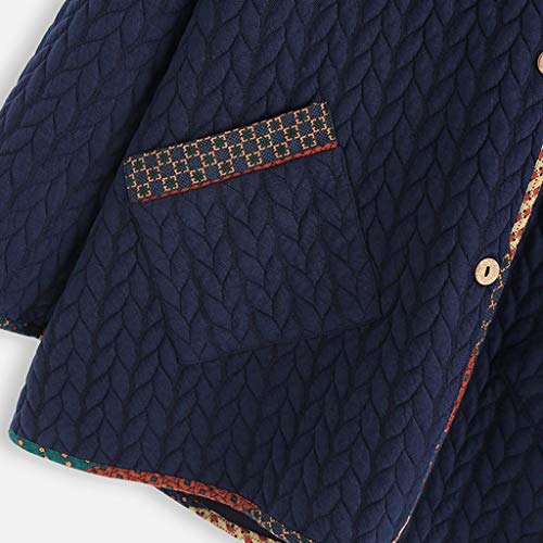 Vectry Liquidación Venta Rebajas Abrigo Pelo Parkas Mujer Tallas Grandes Invierno Cálido Mujeres Vintage con Capucha Manga Larga Abrigo Botón Outwear 2019 Moda Chaqueta Mujer