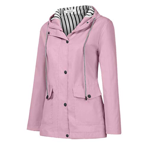 Vectry Mujer Abrigo Borrego Pelliza Mujer Chubasquero Rojo Mujer Chubasquero Mujer Barato Abrigo Impermeable Mujer Abrigo Pelo Gris Chaquetas para Mujer Abrigo Azul