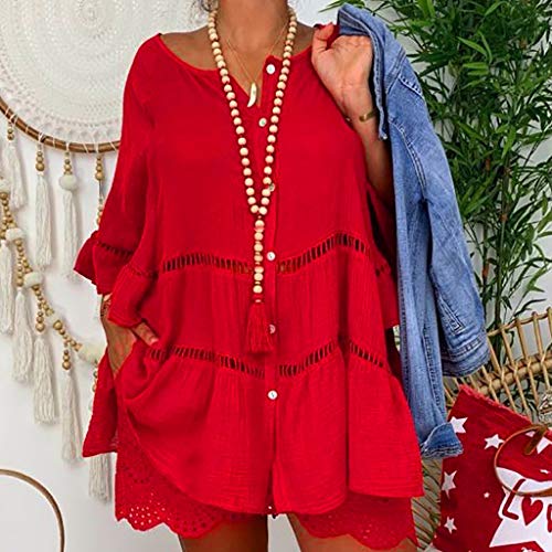 Vectry Otoño Ropa De Mujer Verano Barata Camisetas De Mujer Largas Camisas Manga Corta Mujer Ropa De Mujer Barata Verano Ropa De Mujer Camisas Y Blusas Blusones Playa Mujer Tops