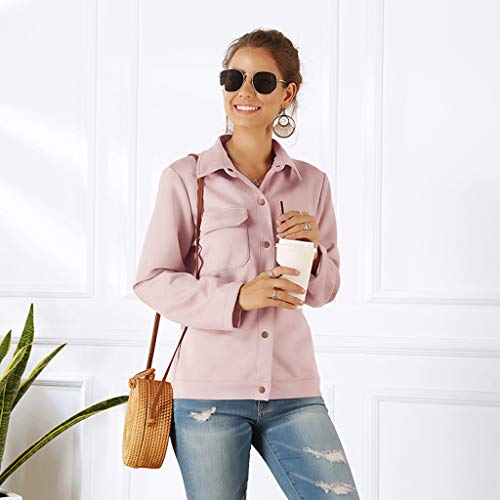 Vectry Roja Mujer Chaquetas para Mujer Cardigan Punto Grueso Mujer Abrigos Rebajas Plumas Mujer Traje Sastre Mujer Blusas Verano Blusa Beige Mujer Abrigo Negro Chaqueta Vestir