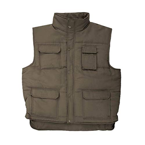 Velilla Serie 108/C3/TXL Chaleco multibolsillos, Verde caza, XL