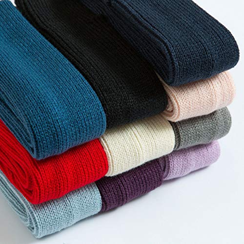 Vellette Calentadores para Mujer Cálido Invierno Calentadores de Pierna Calcetines para Botas de Punto Polainas para Señoras Niños