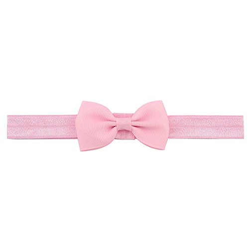 Vendas del Pelo de la Venda de Las Muchachas del bebé del Bowknot de la Cinta del Grosgrain Stretch para los niños pequeños 20pcs …