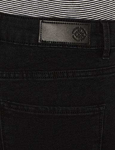 Vero Moda NOS Vmhot Seven NW Dnm Fold Shorts Mix Noos Pantalones Cortos para Mujer , Negro (Black) , 42 (Talla del fabricante: Large)