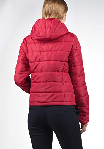 Vero Moda OuterwearVero Moda Pamela Chaqueta Acolchada de Plumas Chaqueta De Entretiempo para Mujer con Capucha, tamaño:L, Color:Chili Pepper